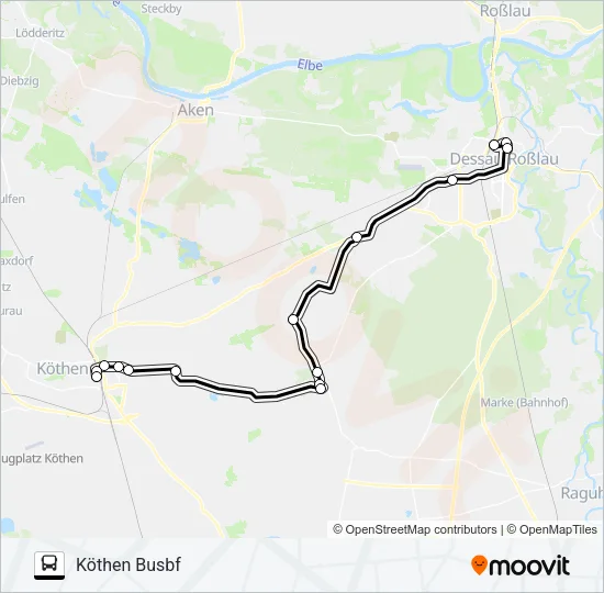 481 Bus Line Map