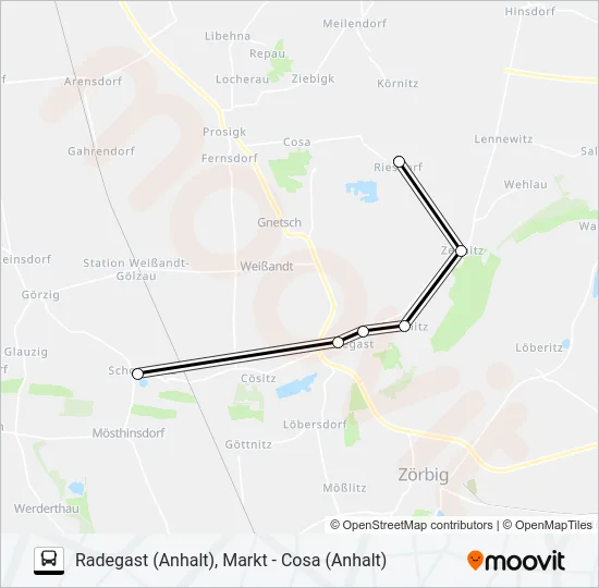 483 Bus Line Map