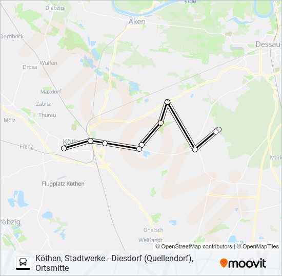 484 Route: Schedules, Stops & Maps - Köthen Stadtwerke (Updated)