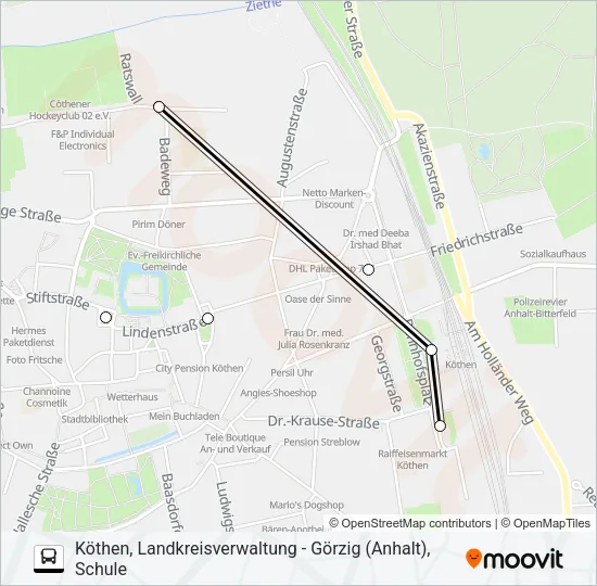 490 Bus Line Map