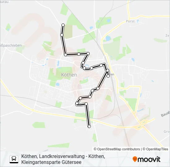 490 Bus Line Map