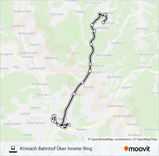 1608 Bus Line Map