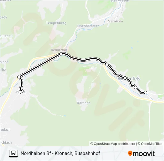 1609 Bus Line Map