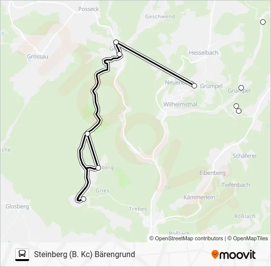 Автобус 1681: карта маршрута