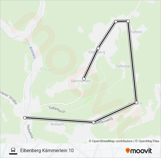 1681 Bus Line Map