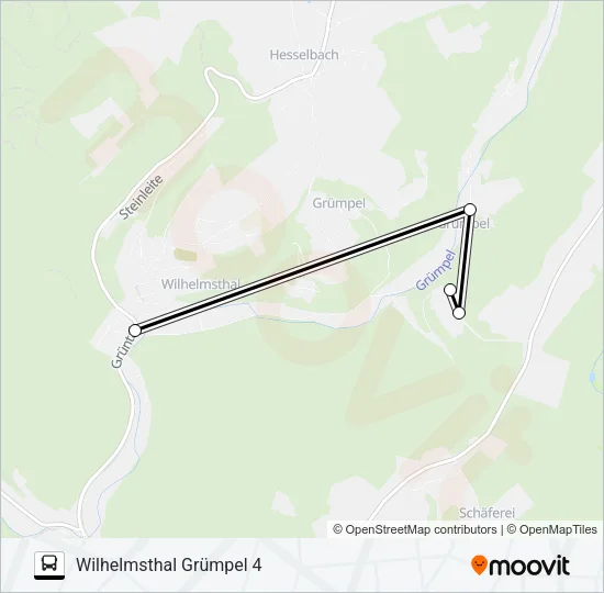 1681 Bus Line Map
