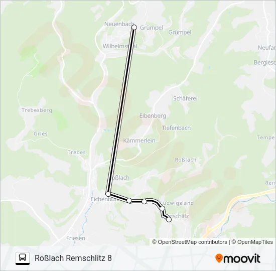1681 Bus Line Map