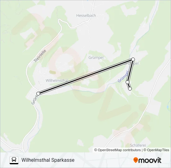 1681 Bus Line Map
