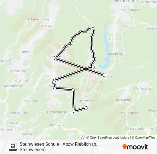 Автобус 1694: карта маршрута