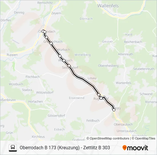 Автобус 1692: карта маршрута