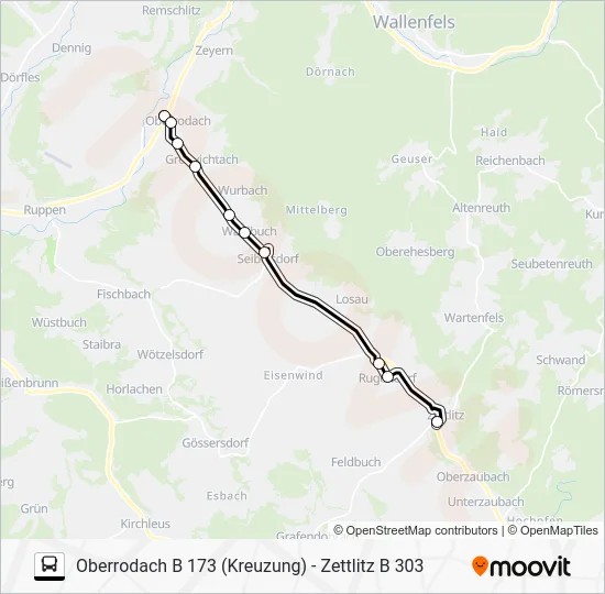 Автобус 1692: карта маршрута