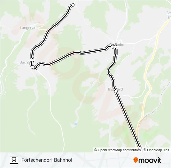 1606 Bus Line Map