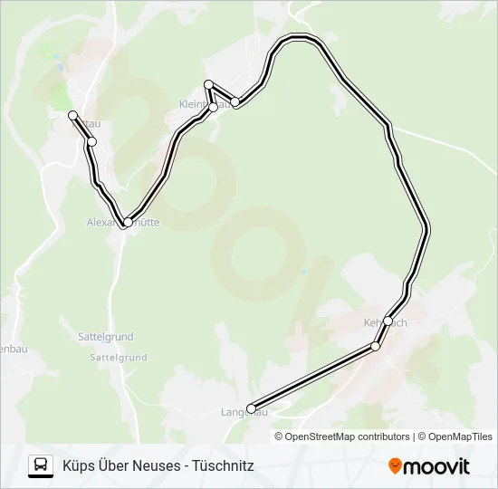 1606 Bus Line Map