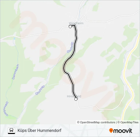 1606 Bus Line Map
