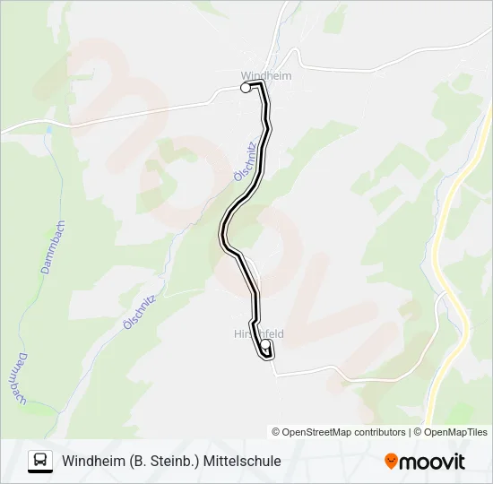 1606 Bus Line Map