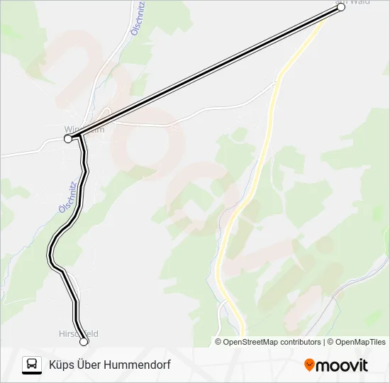 Автобус 1606: карта маршрута