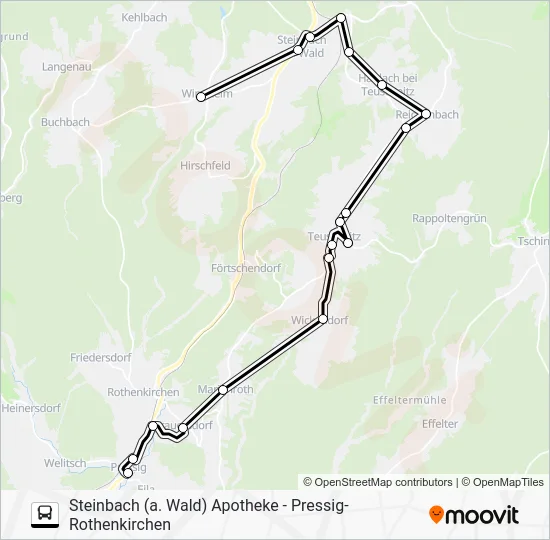 Автобус 1607: карта маршрута