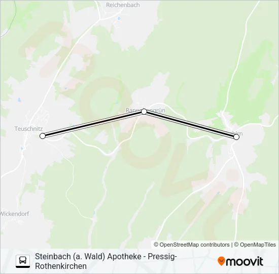 1607 Bus Line Map