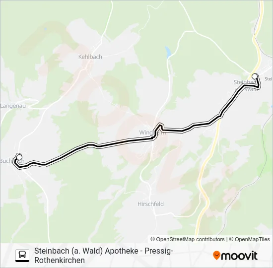 Автобус 1607: карта маршрута