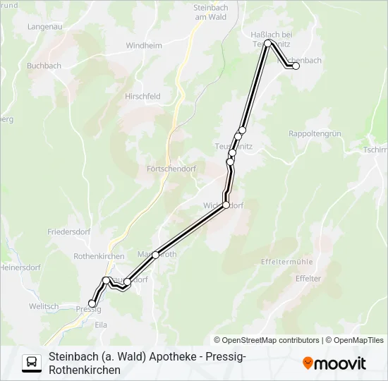 1607 Bus Line Map
