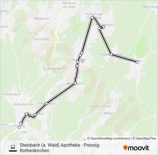 1607 Bus Line Map