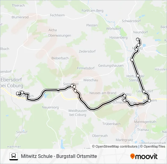 Автобус 1641: карта маршрута