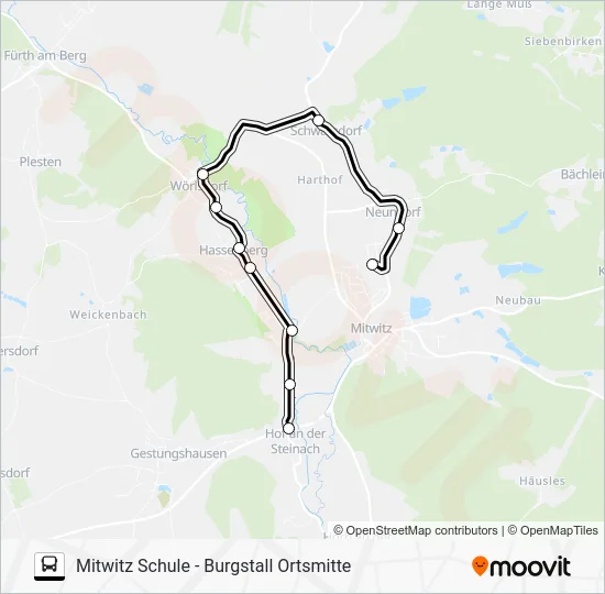 Автобус 1641: карта маршрута