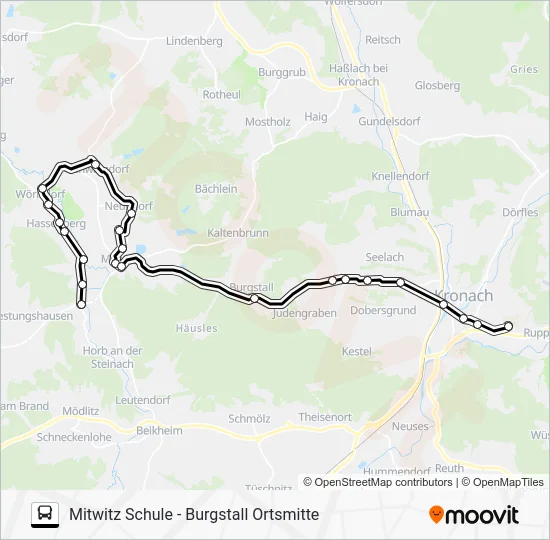 Автобус 1641: карта маршрута