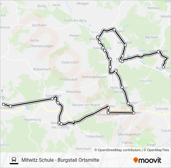 Автобус 1641: карта маршрута