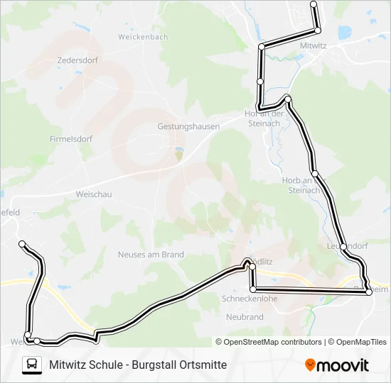 Автобус 1641: карта маршрута