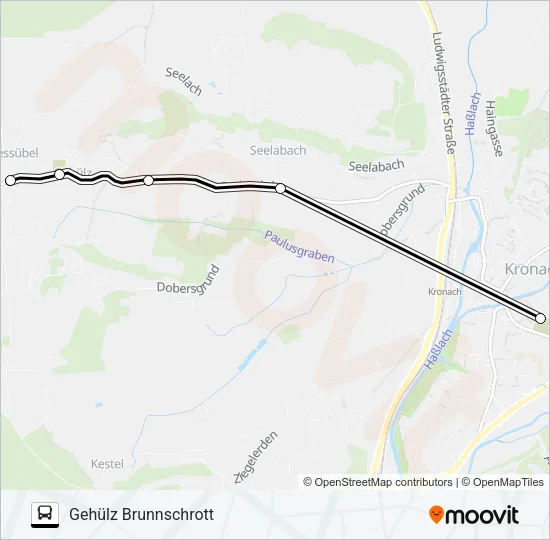1651 Bus Line Map