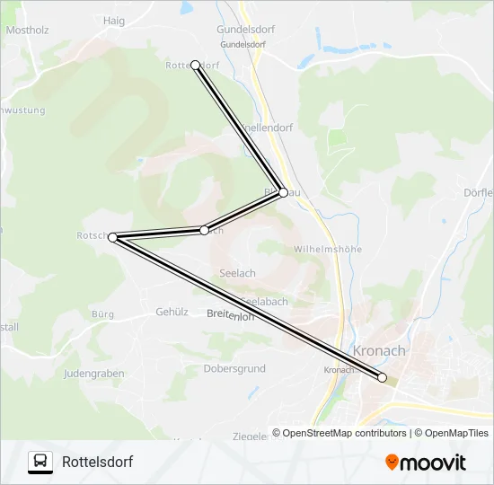 1651 Bus Line Map
