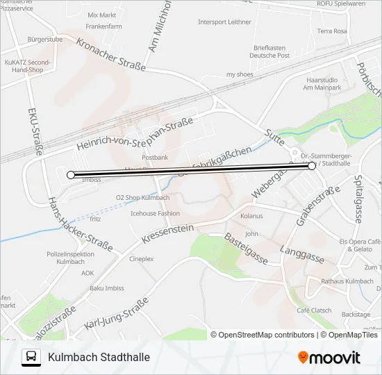 1301 Bus Line Map
