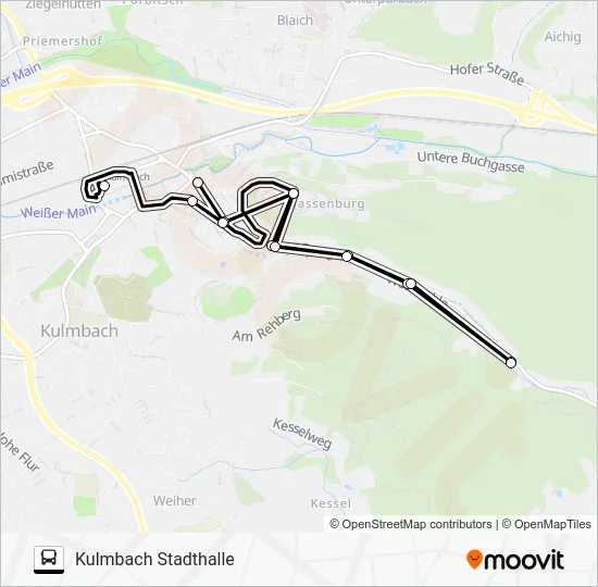 Автобус 1305: карта маршрута