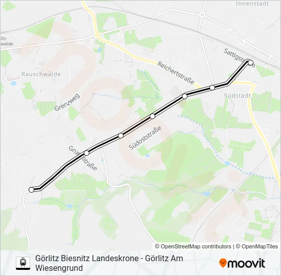 2 Light Rail Line Map