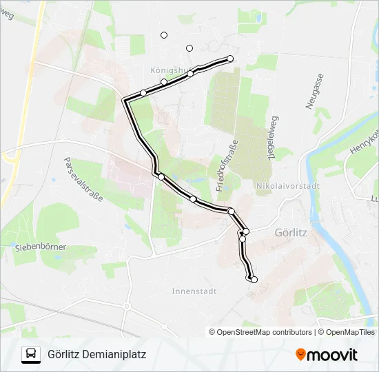 C Bus Line Map
