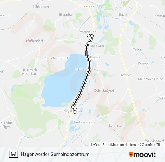 E Bus Line Map