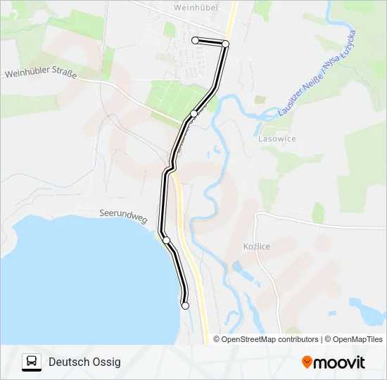 E Bus Line Map