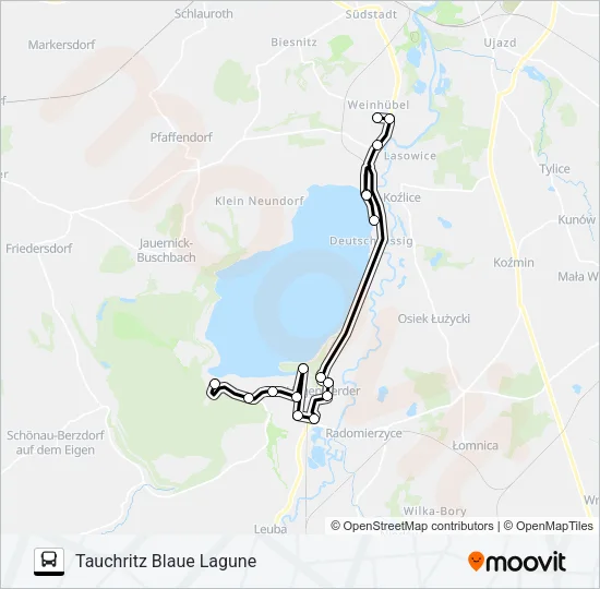 E Bus Line Map