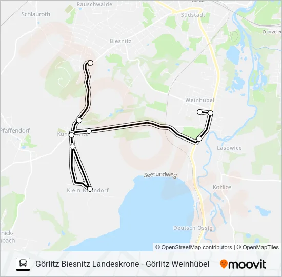 F Bus Line Map