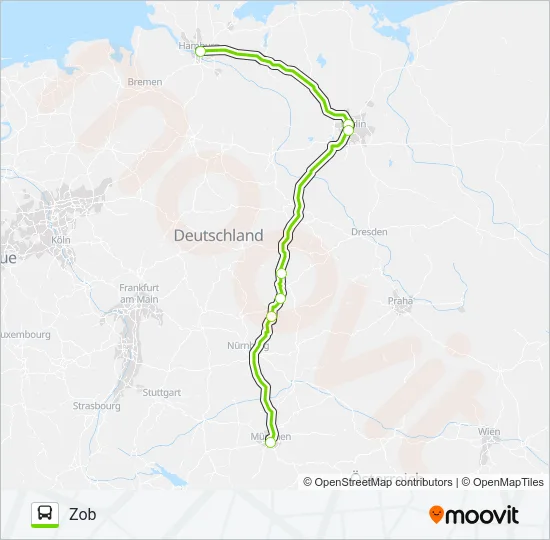 034 Bus Line Map