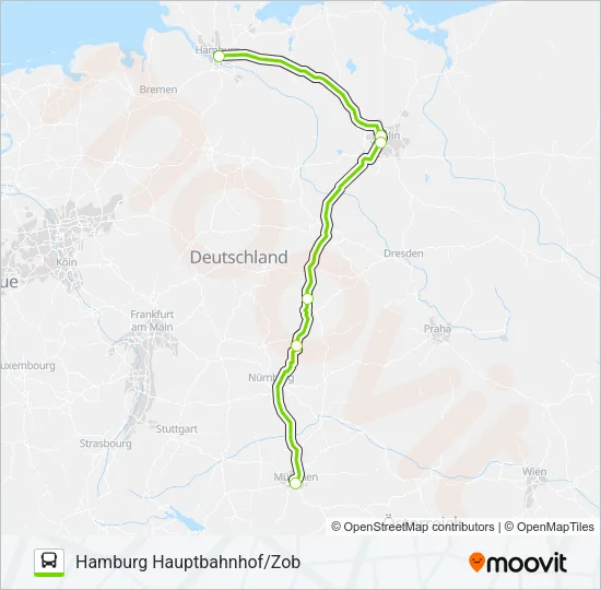 034 Bus Line Map