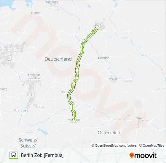 034 Bus Line Map