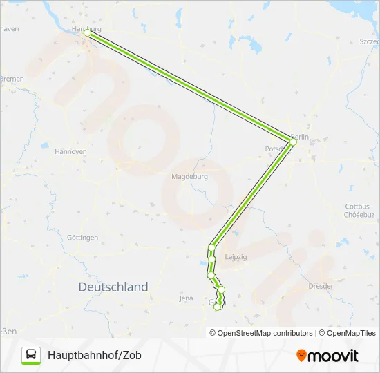 Автобус 052: карта маршрута