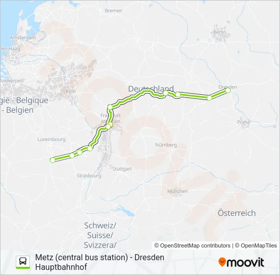 220 Bus Line Map