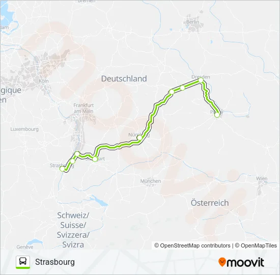 321 Bus Line Map