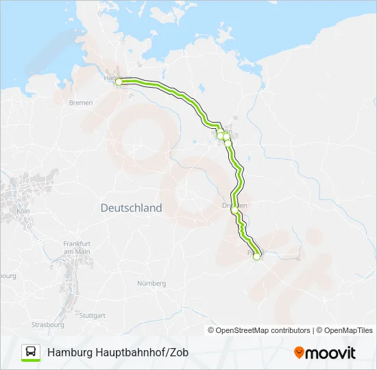 N70 Bus Line Map