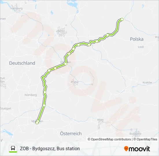 Автобус 1306: карта маршрута