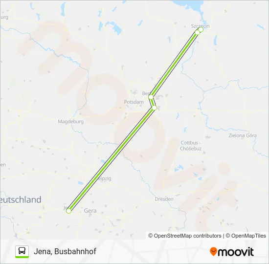 Автобус 1389: карта маршрута