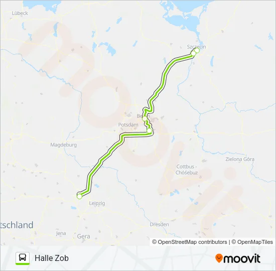 1389 Bus Line Map